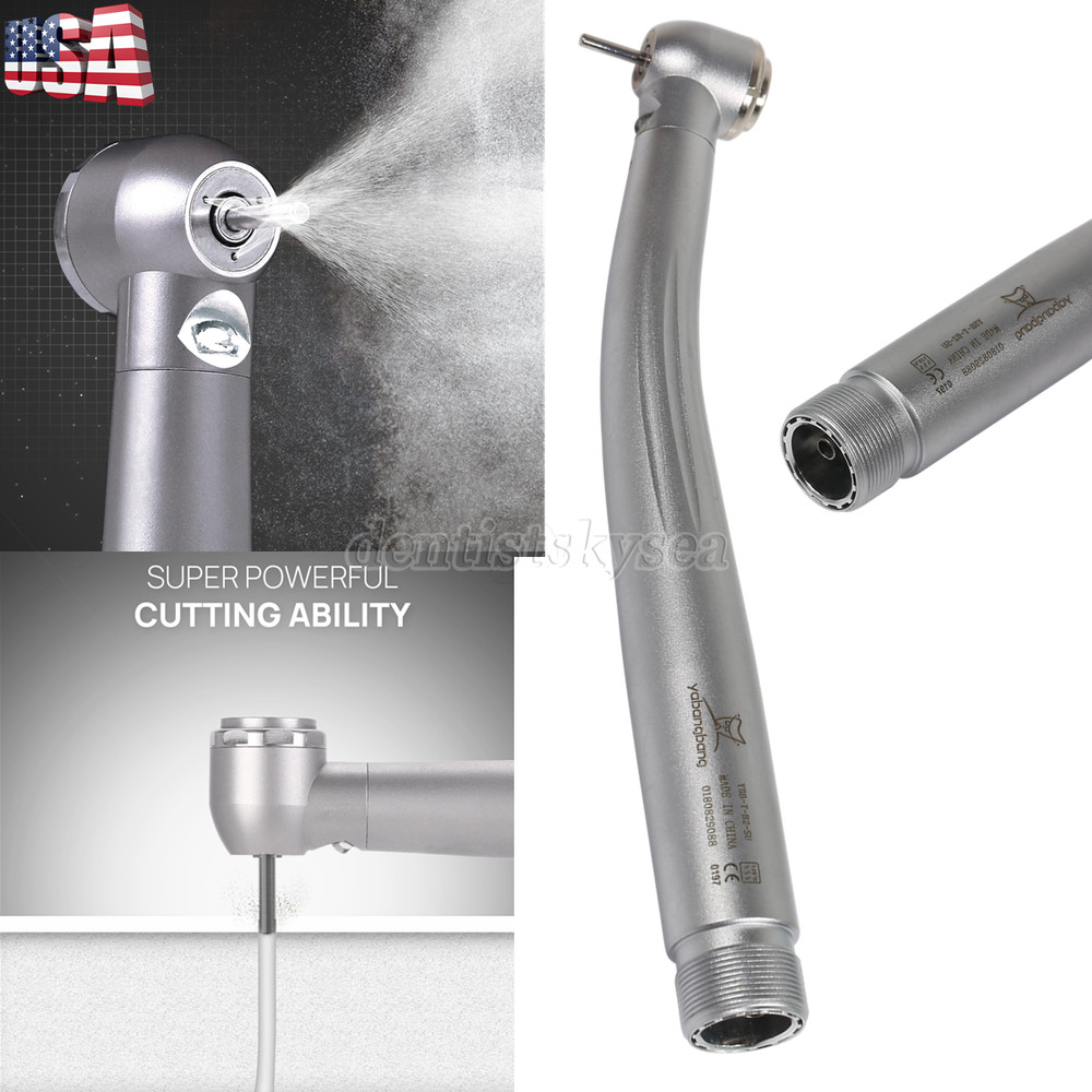 Dental Fiber Optic LED E-generator High Speed Handpiece 2 Hole