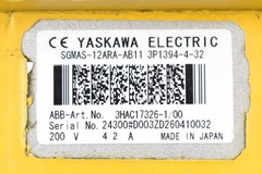 ABB Yaskawa Servo Motor 3HAC17326-1/00 + Smartsyn Encoder TS2640N8