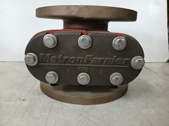 Metron Farnier 3″ Plate Strainer Dual Flange Water Meter Plumbing Bronze