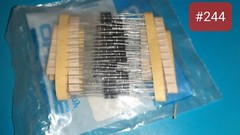( ONE BAG OF 100 PCS ) OHMITE RESISTOR 1W 15 OHMS , P/N# WNB15RFET