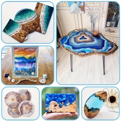 72OZ Large Crystal Clear Epoxy Resin Kit with Bonus 16oz AB Resin Set & Complete
