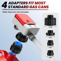 Automatic Fuel Transfer Pump with Auto-Stop Sensor(3.2 GPM), Battery Operated Ga