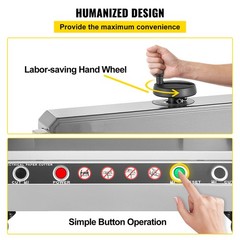 Uimoso Electric Desktop Paper Cutter, 13″ Width, 1.57″ Thickness