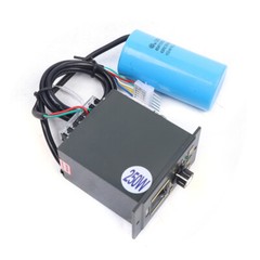 250W 110V AC Gear Reduction Motor Electric+Variable Speed Control Reversible New