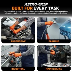 Sas Safety 66575 Nitrile Astro Grip Powder-Free Disposable Glove Xx-Large Pack