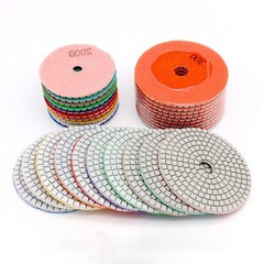 Diamond Polishing Pads 3 or 4 inch Wet/Dry Granite Glass Stone Concrete Marble