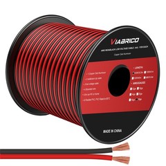 10 Gauge Wire 100FT, 2 Conductors Electrical Wire Red Black Cable, Flexible