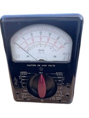 Triplett 630 Type 2 Analog Multimeter Volt Ohm Meter Untested