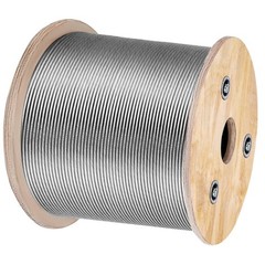 T316 Stainless Steel Cable 1/8″ 7×7 Steel Wire Rope Cable 500FT Cable Railing