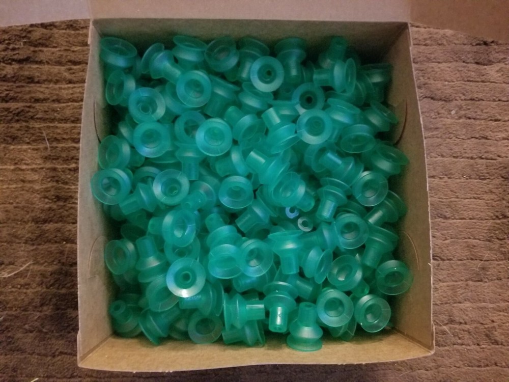 QTY- 50 !!!! Pitney Bowes PB 508-0048 suction cup green