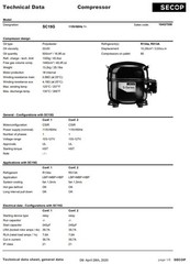 SC15G R134a Refrigeration Compressor 1/2 HP 5606 BTU HBP 115V for True 842509