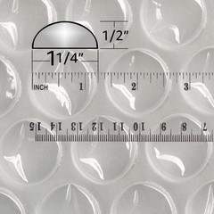 Ubmove Uboxes Bubble Cushioning Wrap 12 X 65 Large Bubbles 1/2 Perforated Every