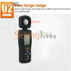 Digital Luxmeter Light Meter Illuminance Meter Handheld Ambient Photometer US