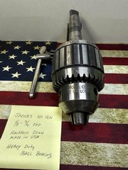 Jacob No 18 N Super Chuck Ball Bearings 1/8- 3/4” Capacity