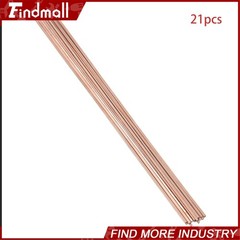 Findmall 21 Rods Brazing Rods 0.050″ x 1/8″ x 14″ Phosphor Copper Solder 0.5 lb