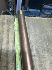 1/2″ NPT x 12″ Threaded Brass Pipe Nipple TBE MNPT 1/2″ X 1/2″ 1J3975-D10
