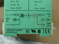 LOT OF 2 PHOENIX CONTACT POWER SUPPLIES 2939027 CM90-PS-120VA/24DC/2 2941248