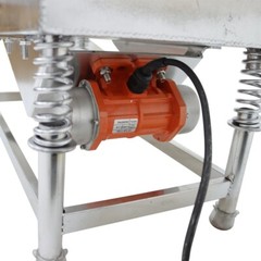 1.5mm Stainless Steel Linear Vibrating Screen Single Layer Sifter Shaker 110V