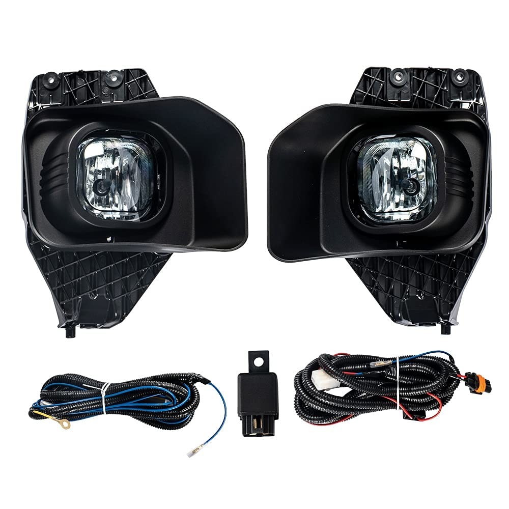 Front Bumper Fog Light for 2011-2016 F250 F350 F450 F550 with Harness Smoky Lens