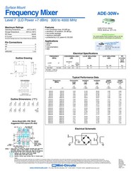 Mini-Circuits (MCL) ADE-30W+ Frequency Mixer 300 MHz -4,000 MHz (SMT)