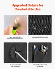 3D Printer Enclosure, Dustproof Waterproof Oxford Cloth 3D Printer Tent, Constan