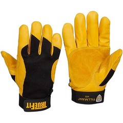 X-Large Black And Gold TrueFit Full Finger Protective Glove
