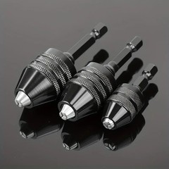 Mini ( 0.3mm to 3.6mm) Keyless Drill Chuck with 1/4″ Hex Shank Adapter – J016