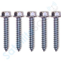 SatelliteSale General Purpose 5/16″ O.D. Hex Head Lag Screws Zinc Plated