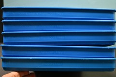 Lot of 5 Kimberly Clark Daisy Design Transport Trays | 22 x 12 x 1.5