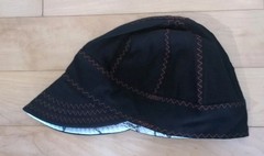 Welder Nation Apparel Welding Cap Skull Reversible Hat sz 7 1/2 Black