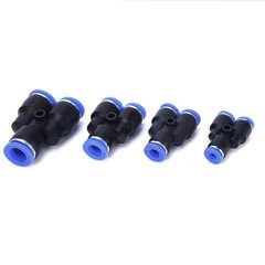Metaland 5/16″ OD Push to Connect Y Spliter 3 Way Wye Tube OD, Black