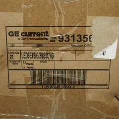 (20) GE 2ft Linear T8 LED Lamps 931356, G13 Medium Bi-Pin, 3500K, Glass Bulb
