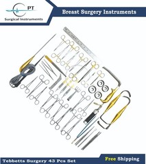 Tebbetts Breast Surgery Set 43 Pcs Plastic Surgery Surgical Kit Premium Quality