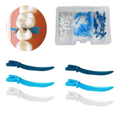Dental Tulwar Wedges Sectional Matrix System Refill Wedge Diastema Plastic Wedge