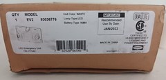 Hubbell Dual-Lite EV2 LED Emergency Light 93036776. NEW. Free Shipping.