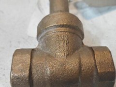 Lot of (3) Nibco T-131 3/4″ 150# Threaded Gate Valve NL1C008