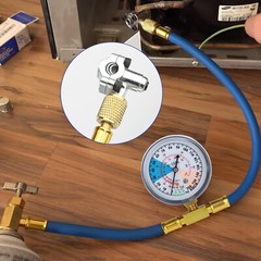 BPV31 Refrigerator Freezer Fluoridation Kit Tool Bullet Piercing Tap Valve Gauge