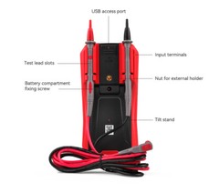 UNI-T UT61E+ T-RMS Digital Multimeter AC DC Voltmeter LPF Cap Ohm Freq Test USB