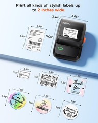 Label Maker Machine with Tape, M100 Address Barcode Label Printer, Versatile …