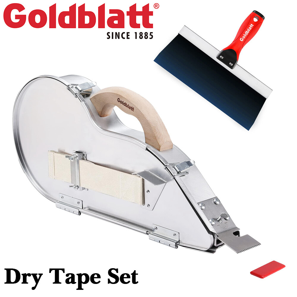 Goldblatt Banjo-Dry Tape Sets w/10″ Blue Steel Taping Knife Drywall Taping Tools