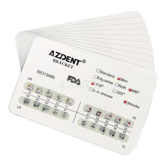 10*Dental Orthodontic Brackets Braces Mini Standard ROTH/MBT 018 022 Hooks 3/345