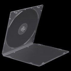100 Pack Clear Slim Single CD DVD Case PP Poly Plastic Cases Holder Storage Box