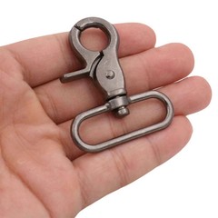 10 Pack 1-1/2” Swivel Trigger Snap Hook Lobster Claw Clasp Spring Loaded