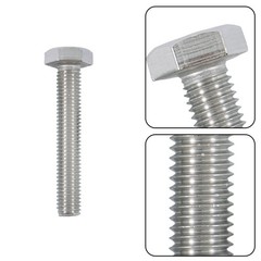 176 Pieces M6 M8 M10 Bolts and Nuts Flat Washers Combination Kit Stainless Steel