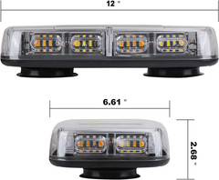 48LED Roof Top Strobe Lights, High Visibility Emergency Safety Warning Light