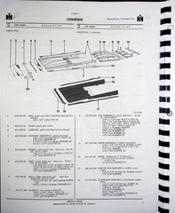 IH International 91 Combine Parts Manual Catalog & Attachments