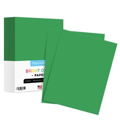 Gamma Green Bright Color Paper, 24lb Bond (90GSM), 8.5 x 11, 500 Sheets
