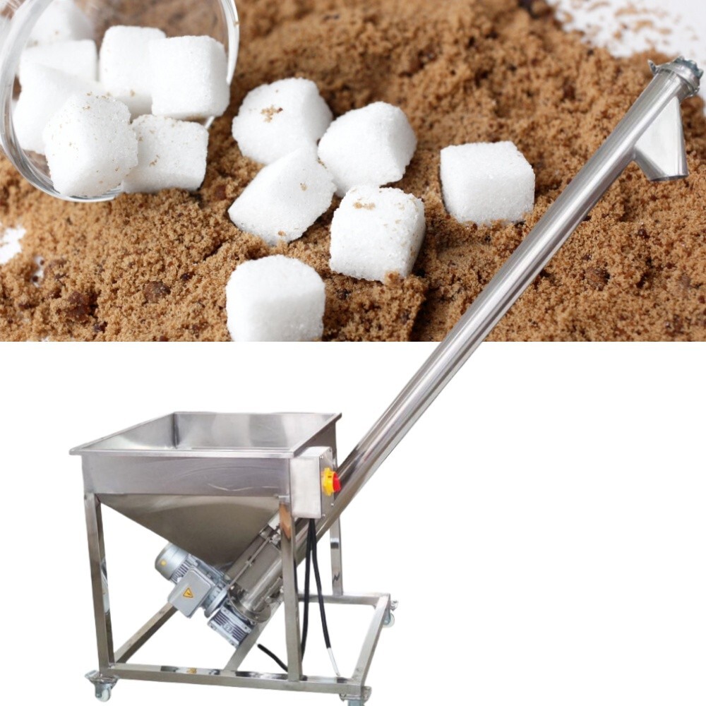Screw Conveyor Automatic Feeding Machine Materials Screw Feeder 220v Hopper