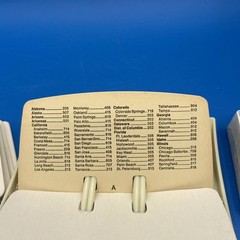 ROLODEX Petite vintage 1990s Address/Telephone File Model S-300 Putty extras box