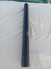 Restaurant table column Bar Height 37″ Tall 3″ Diameter Black Textured Finish